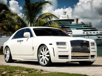 Rent Rolls Royce Ghost White