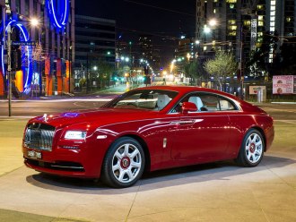 Rent Rolls Royce Wraith Red