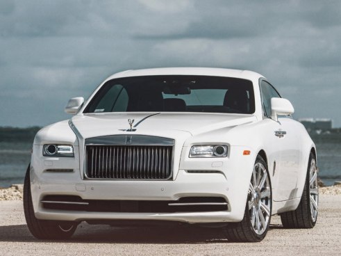 Rent Rolls Royce Wraith White